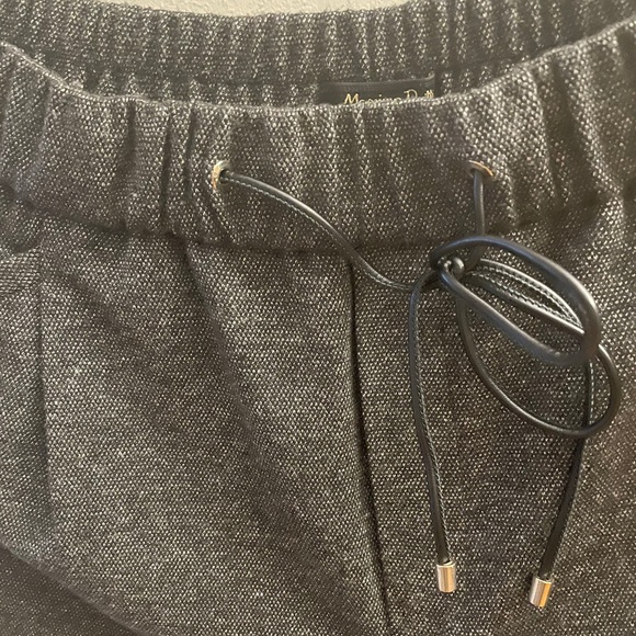 MASSIMO DUTTI Jogging fit heathered knit trousers - Picture 4 of 5